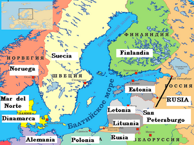 Mar báltico – Балти́йское мо́ре
